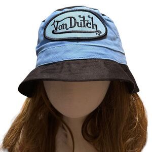 Vintage Von Dutch Bucket Fisherman Youth/Kids Hat Y2K